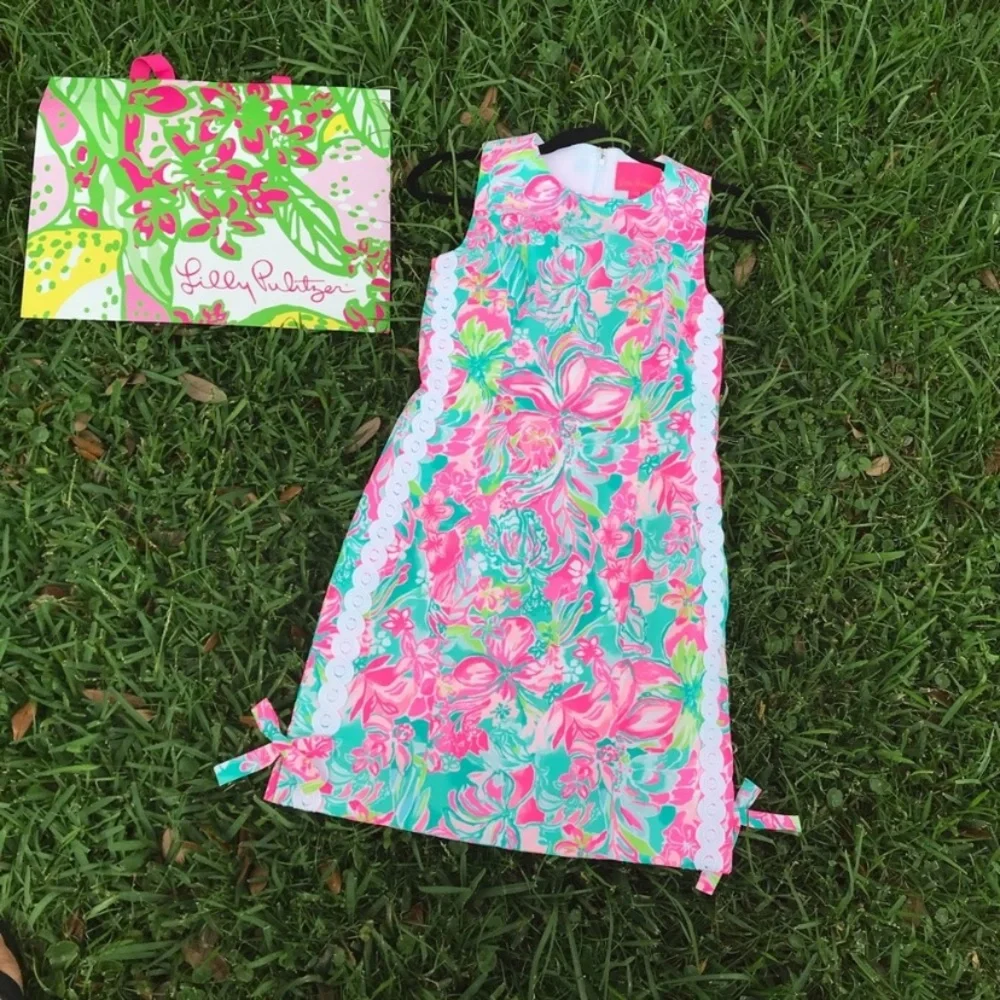 Lilly Pulitzer Mila Stretch Shift New Sz 2 D89 - Picture 1 of 5